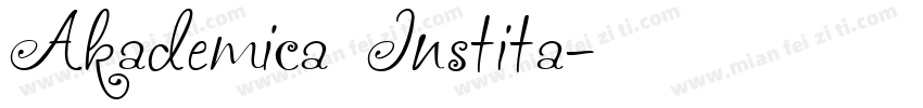 Akademica Instita字体转换